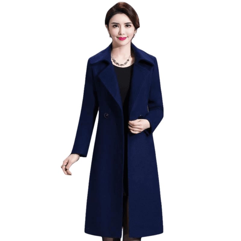 Manteau vintage long destiné aux femmes