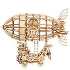 Maquette de dirigeable Zeppelin steampunk