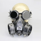 Masque à gaz au look steampunk