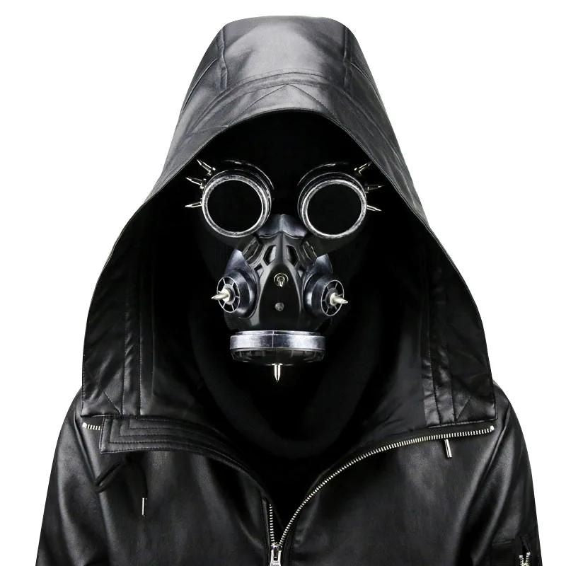 Masque à gaz de cosplay futuriste