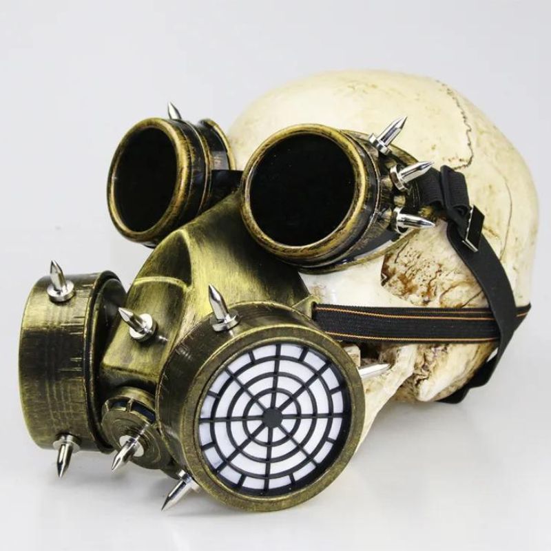 Masque à gaz esprit steampunk