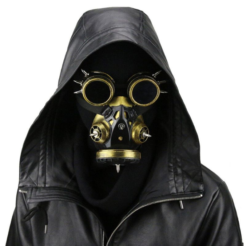 Masque à gaz futuriste pour cosplay