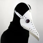 Masque blanc inspiré du médecin de la peste