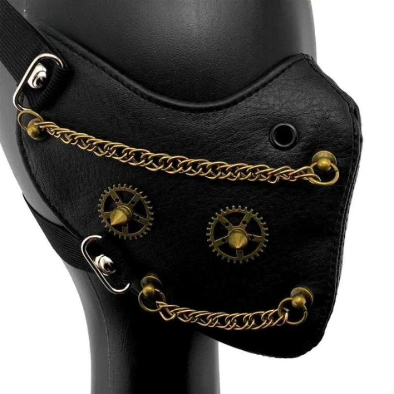 Masque buccal style steampunk