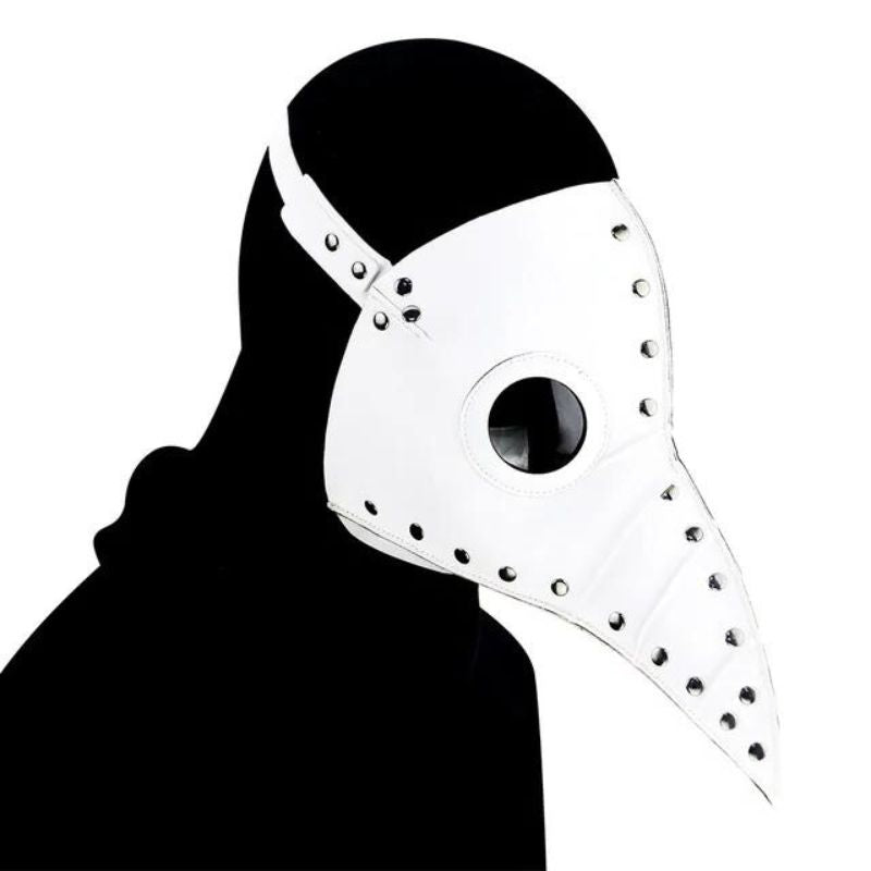Masque de médecin de la peste blanc
