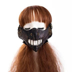 Masque en simili PU steampunk