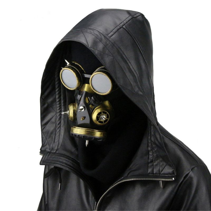 Masque futuriste à gaz pour cosplay