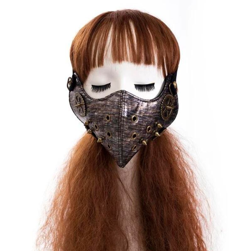 Masque simili PU esprit steampunk