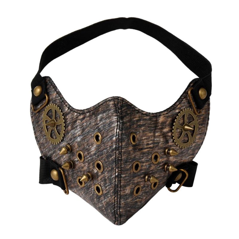 Masque style steampunk simili PU