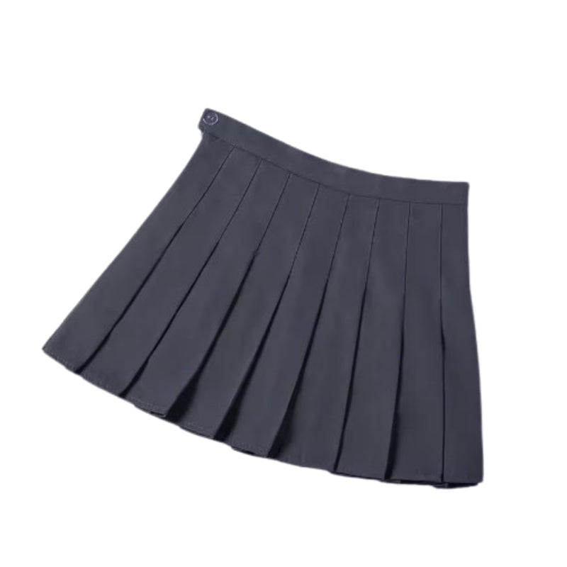 Mini-jupe plissée avec taille haute