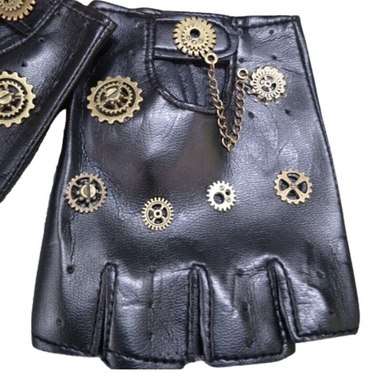 Mitaine au look steampunk