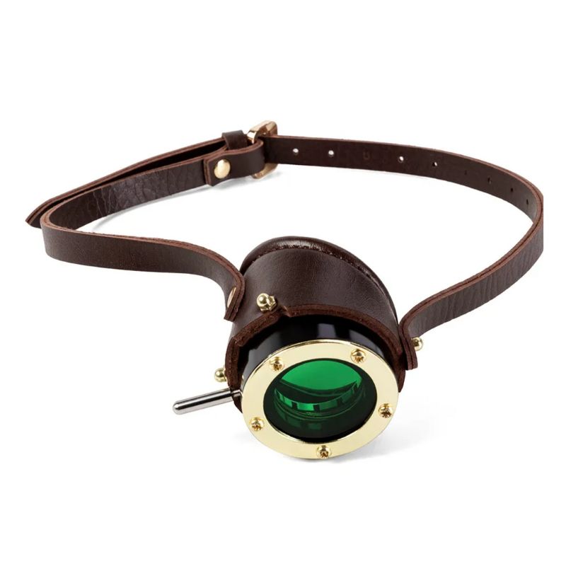 Monocle en PU style steampunk