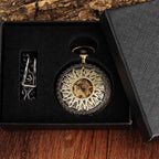 Montre à gousset au design steampunk solaire