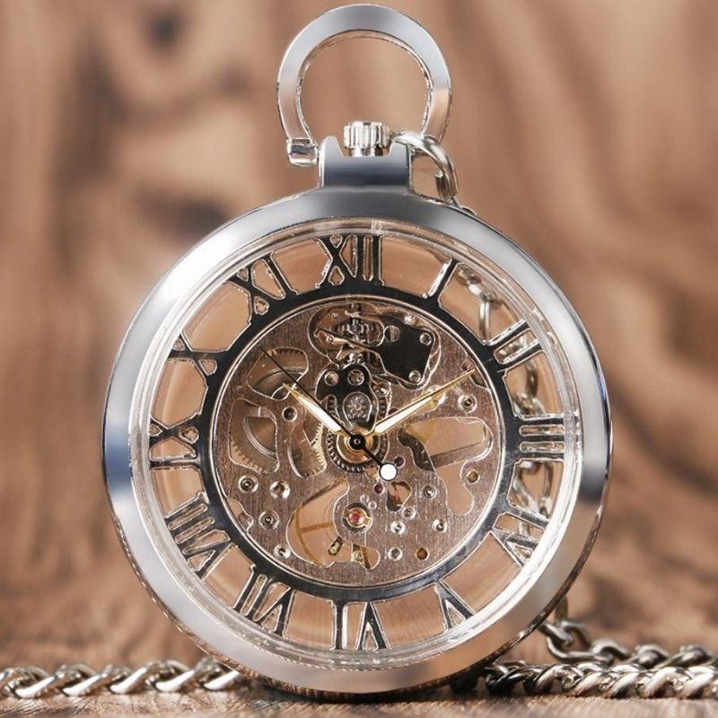 Montre à gousset avec remontage manuel