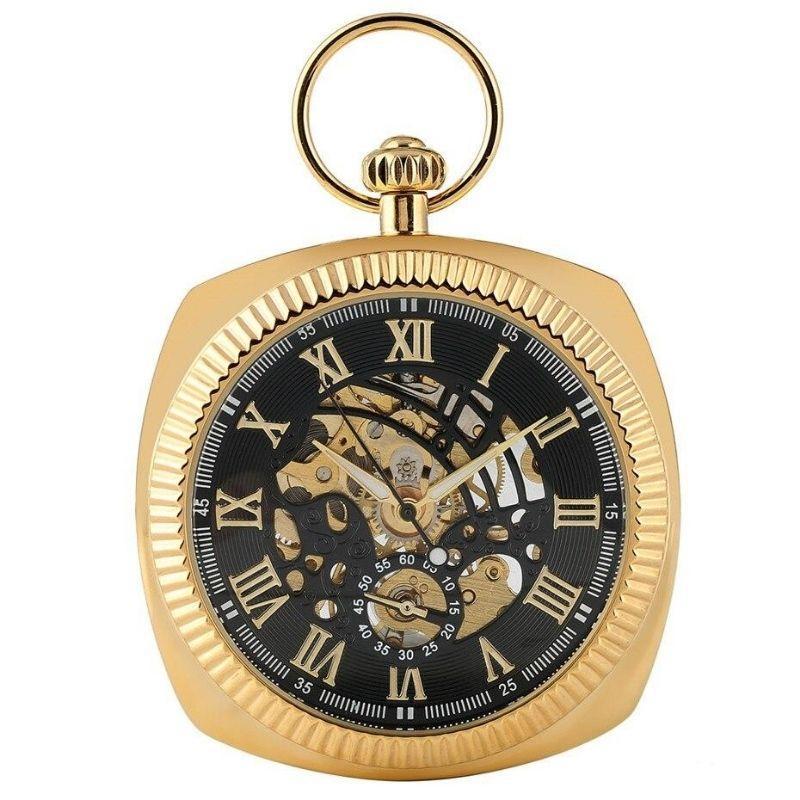 Montre à gousset carrée ancienne