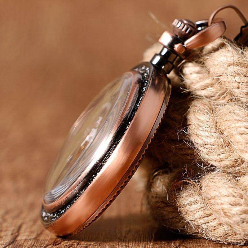 Montre à gousset de type squelette