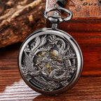 Montre à gousset dragon steampunk