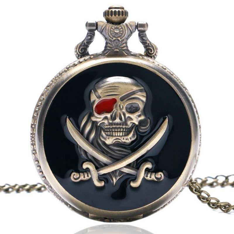 Montre à gousset pirate steampunk