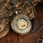 Montre à gousset solaire de style steampunk