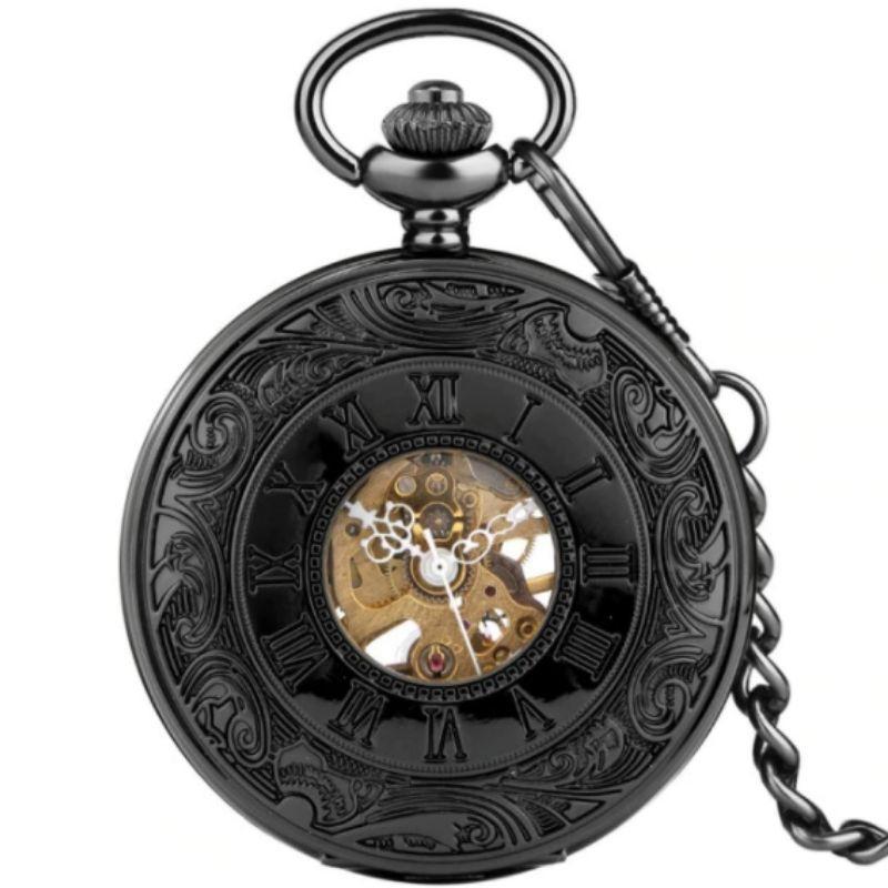 Montre à gousset steampunk à chiffres romains