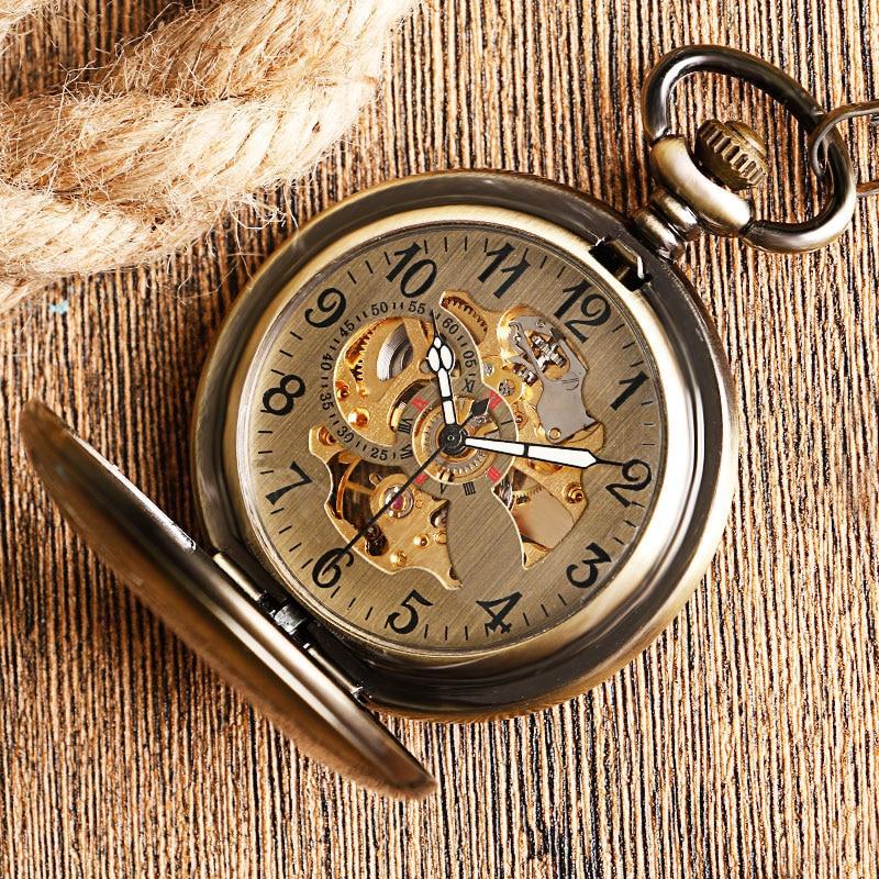 Montre à gousset steampunk avec coffret