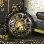 Montre à gousset steampunk Black Persona