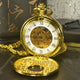 Steampunk Taschenuhr Doppelseitig
