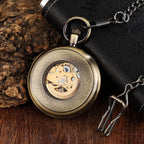 Montre à gousset steampunk format poche