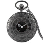 Montre à gousset steampunk noire
