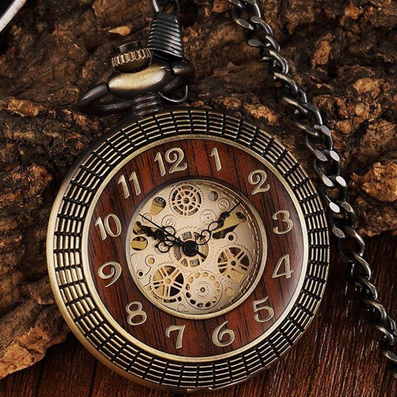 Montre à gousset steampunk sans pile