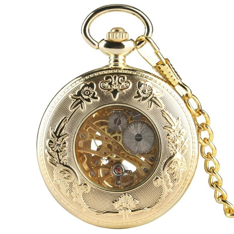 Montre ancienne à gousset avec plaquage or