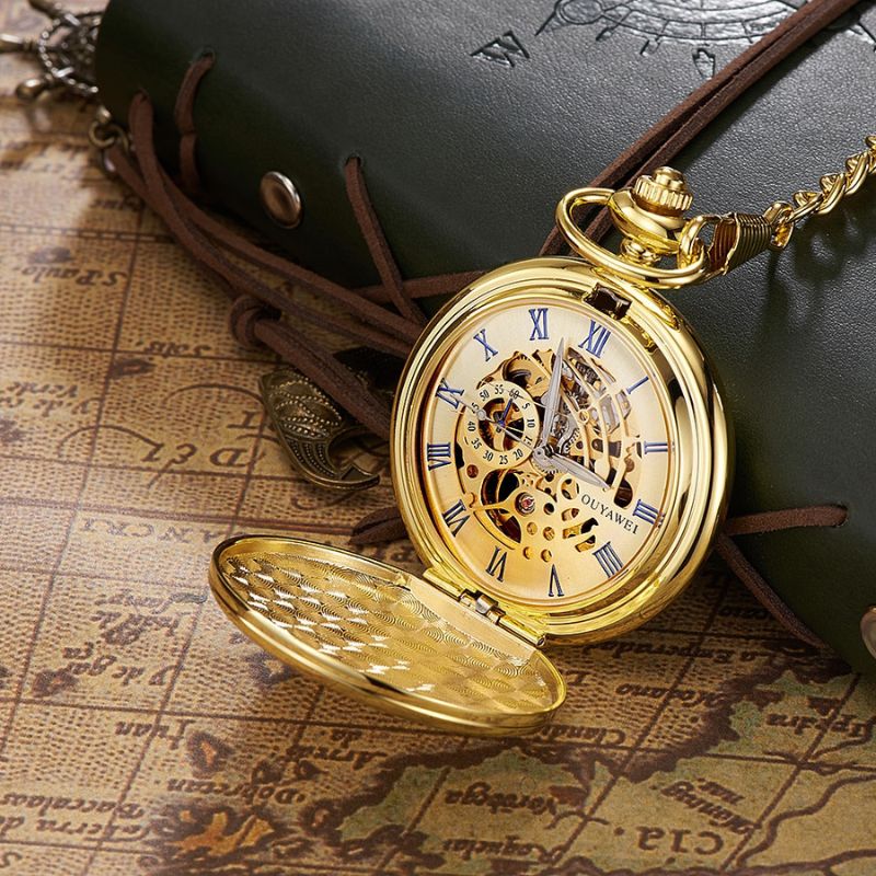 Montre ancienne en or à gousset pour femme