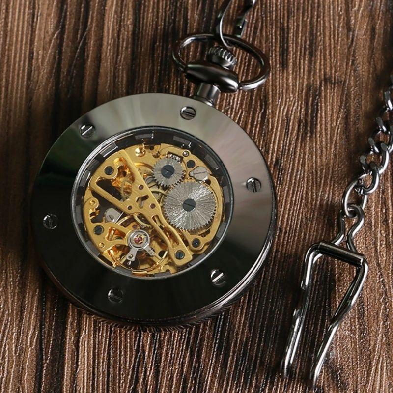 Montre ancienne squelette de poche