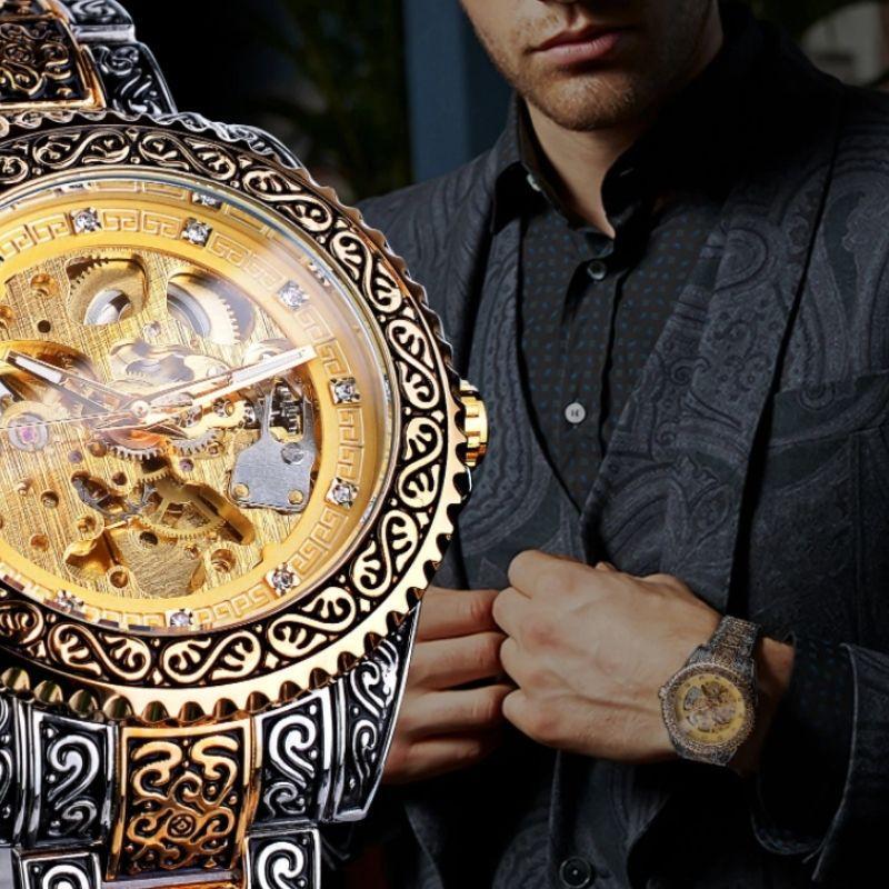 Montre au style steampunk