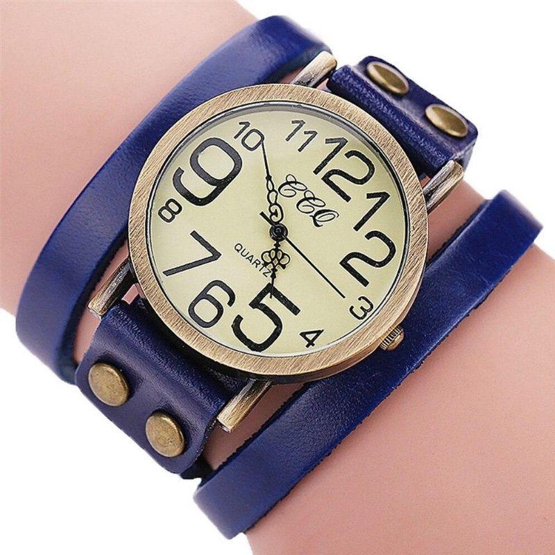 Montre au style steampunk et bracelet trois tours