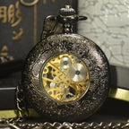 Montre Black Persona de style steampunk à gousset
