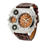 Montre boussole steampunk pour homme