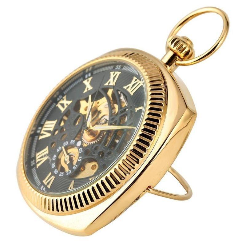 Montre carrée à gousset de style ancien