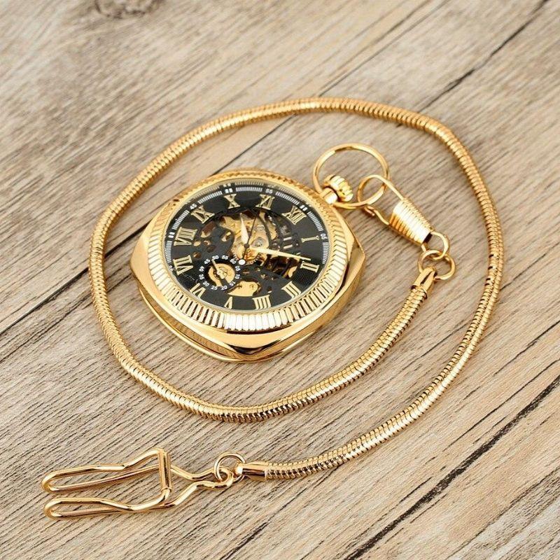 Montre carrée ancienne de poche