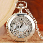 Montre de gousset féminine en pendentif argent