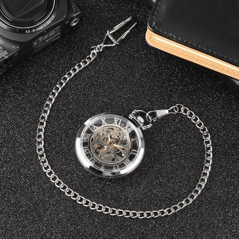 Montre de poche à remontage manuel