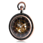Montre de poche au style squelette