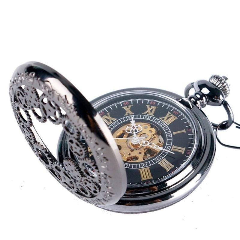 Montre de poche avec engrenages