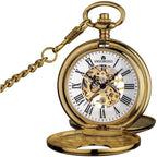Montre de poche dorée steampunk