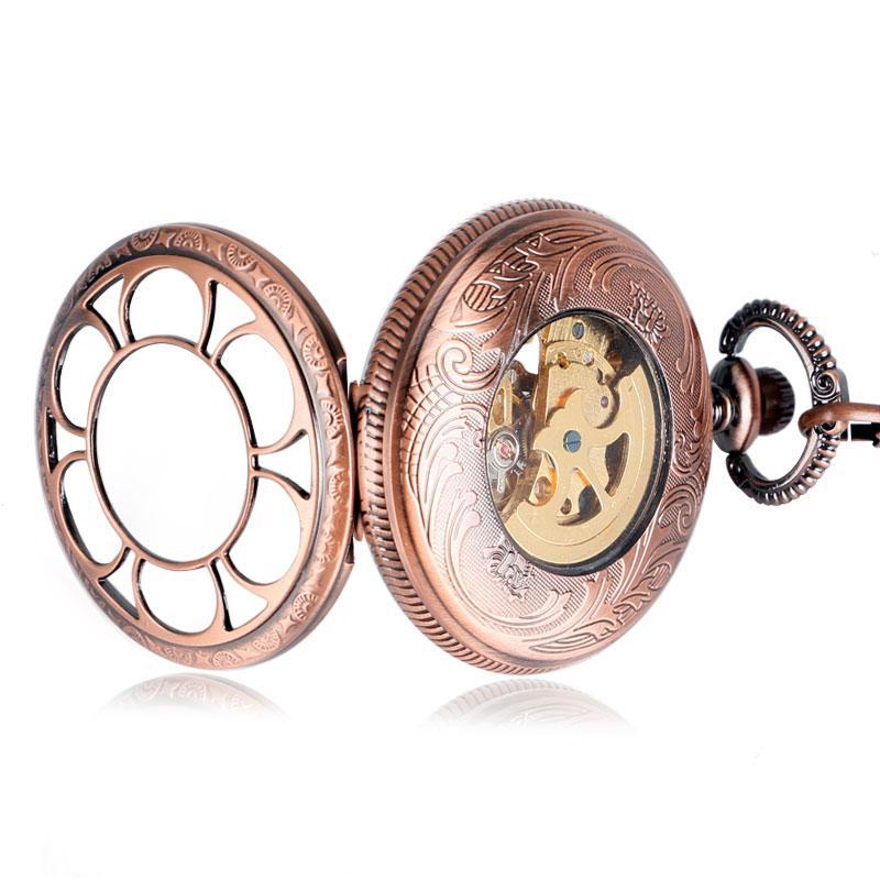 Montre de poche en ton or rose