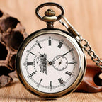 Montre de poche mécanique format savonnette