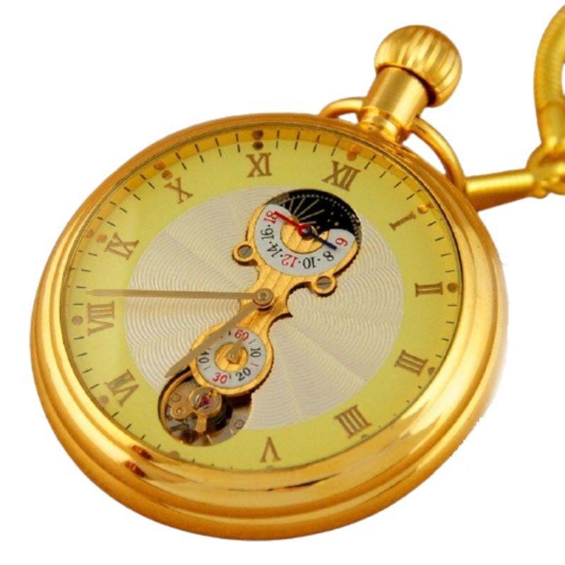 Montre de poche phase de lune