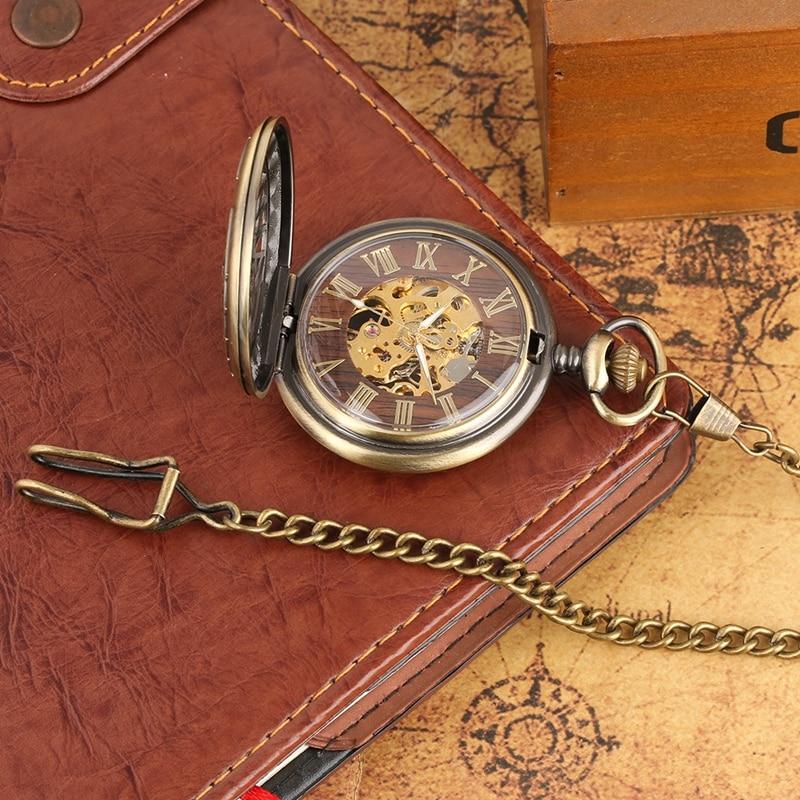 Montre de poche phénix steampunk
