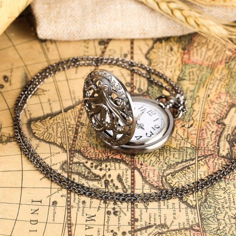 Montre de poche poulpe