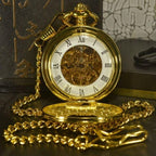 Montre de poche steampunk à double face